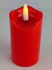 LED gyertya piros 9,5cm