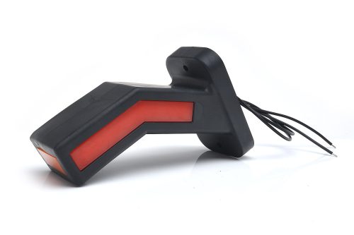 Szélesség jelző bal oldali 12V-24V fehér/piros/narancssárga W168.2