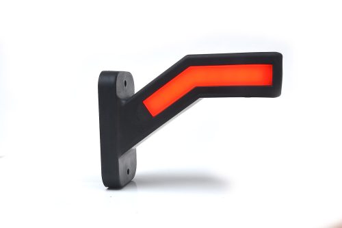 Szélesség jelző jobb oldali 12V-24V fehér/piros/narancssárga W168.2