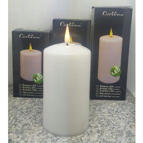 LED gyertya 16cm, időzítővel