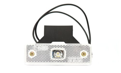 Helyzetjelző első fehér, LED, tartóval W44