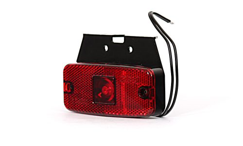Helyzetjelző LED, piros, univerzális 12V/24V W46