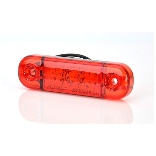 LED-es hátsó helyzetjelző lámpa, piros, 12xLED W97.3