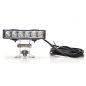 LED-es munkalámpa, 6xLED, 10V - 32V, 2,5 m kábel
