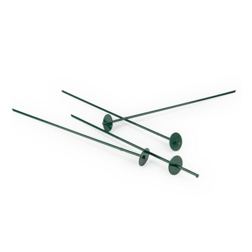 Szalma- és szénabálákhoz csapos rögzítő 350 x 5 mm, fém tárcsa 38 mm (10db/csomag)