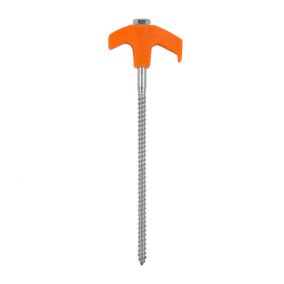   30cm-es csavarozható rögzítőtüske + műanyag kampó (20db/csomag)