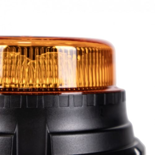 Sárga villogó 12x LED R65 R10 mágneses, 4 villanás
