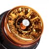Sárga villogó 12x LED R65 R10, 3 csavar 4 villanás