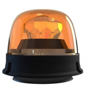 Ledes sárga villogó mágneses  7-funkciós 28W 10xLED *A