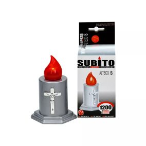 Alteco S LED gyertya piros