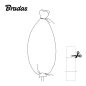   Téli növényvédő zsák vágható 50g/m²,  76cm átmérő, 1,2 x 10m
