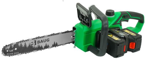 Akkumulátoros láncfűrész, szénkefementes 40 V, 2x3.0Ah BAUG