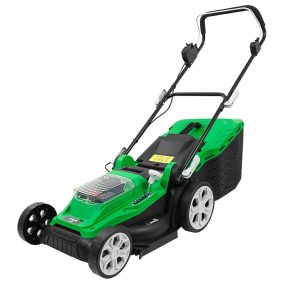   Akkumulátoros fűnyíró, szénkefe mentes 38 cm, 40 V, 2x4 Ah BAUG