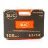 Dugókulcs klt. 1/2"+1/4" 108db-os BJC