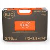 Dugókulcs klt. 1/2"+3/8"+1/4" 216db-os BJC