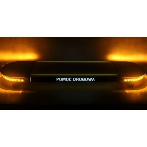 LED-es figyelmeztető lámpasor 60W, 12V/24V, 48xLED 