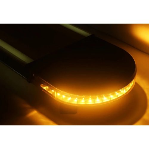 LED-es figyelmeztető lámpasor 60W, 12V/24V, 48xLED 