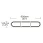 Fiigyelmeztető LED jelzőfény 76W, 2780LM, R65, R10, 12/24V, 6 mód