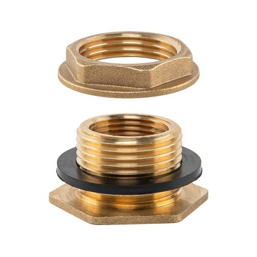 Tartály áteresz TANK CONNECTOR 1 1/4" x 1”- 22mm – sárgaréz 