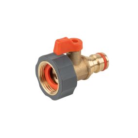   BRASS SOFT csatlakozó belsőmenetes 3/4", elzárható, sárgaréz