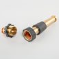 BRASS SOFT locsoló szórófej, sárgaréza BM 3/4" - KM 3/4" 10cm