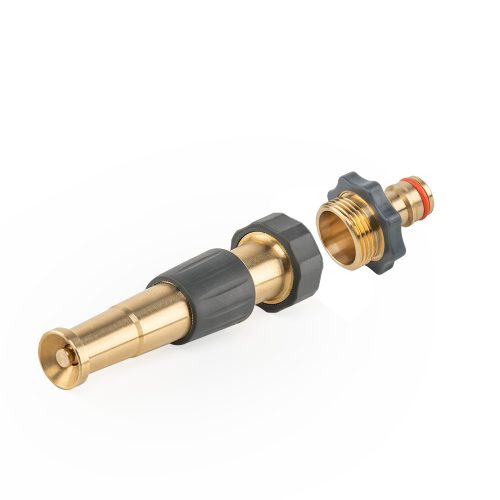 BRASS SOFT locsoló szórófej, sárgaréz BM 3/4" - KM 3/4"  12,5cm