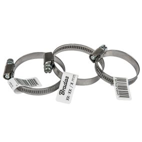 Csőbilincs csigamenetes, rozsdamentes 16-27mm