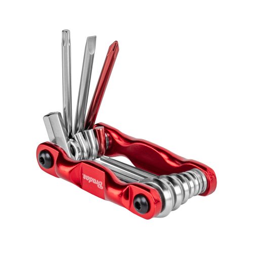 Kerékpár multiszerszám összecsukható kulcskészlet 10db-os tokban, rövid