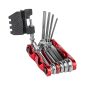 Kerékpár multiszerszám klt. 16db-os tokban, rövid