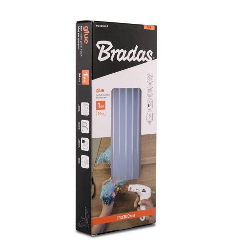 Ragasztórúd 34 db/1 kg 11x300 mm átlátszó