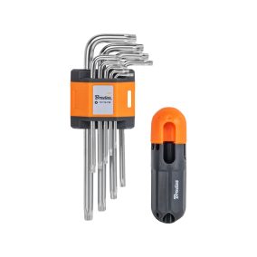   TORX kulcskészlet 9db-os, 10-50 T-típusú nyéllel, hosszú