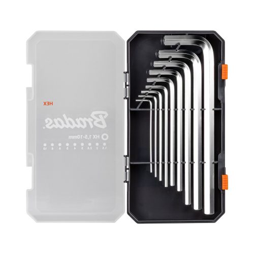 Imbuszkulcs klt. 9db-os 1,5 - 10 mm-es, hosszú