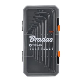Torxkulcs klt. 9db-os T10 - T50, hosszú