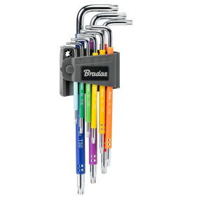 Torxkulcs klt. 9db TORX 10-50, extra hosszú