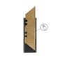 Penge 19mm, arany 10db-os 