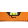 Alumínium vízmérték 40cm, narancssárga