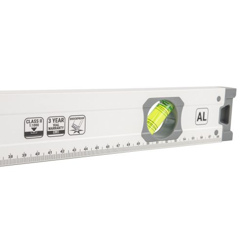 Alumínium vízmérték 80cm, fehér