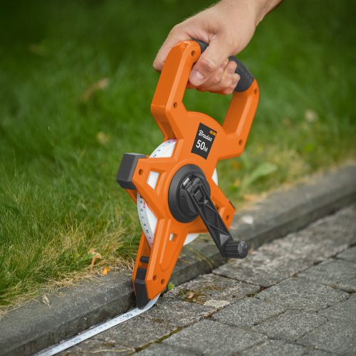 Fiberglass mérőszalag 50m, 3x gyorsaság