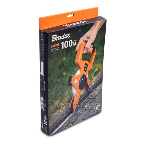 Fiberglass mérőszalag 100m, 3x gyorsaság