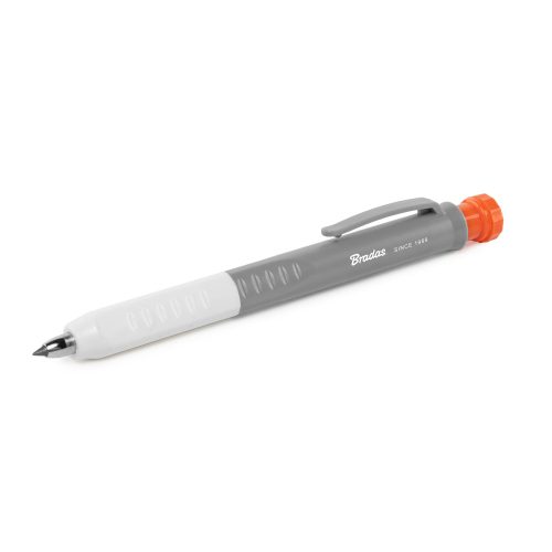 Tölthető ácsceruza fehér-szürke, 145mm + 6db betét