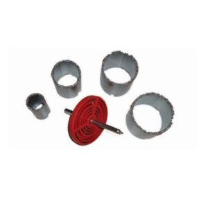 Volframos körkivágó klt. 7db.os,  33-83mm