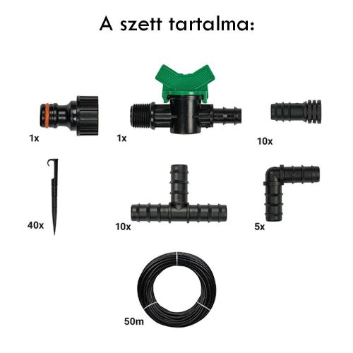 Csepegtető szett WATER DRIP 50 fm, 67 db-os 