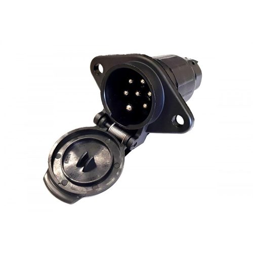 Csatlakozó ajzat 7-pólusú 24V,műanyag N-típus