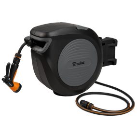   BLACK LINE automatatömlődob 1/2" - 20m tömlővel és tartozékokkal