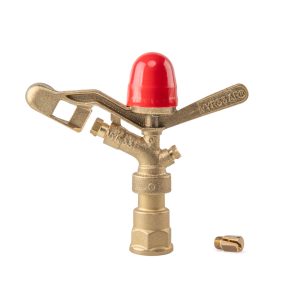   Fagyálló 2 az 1-ben univerzális locsolófej, 360 fok GW sárgaréz 3/4" 4mm-es és 2,4mm-es fúvókák