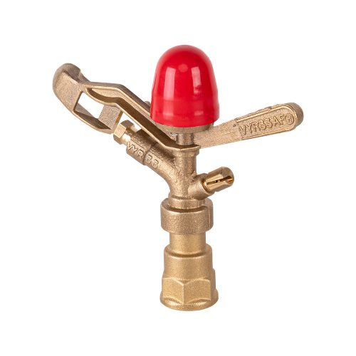 Fagyálló 2 az 1-ben univerzális locsolófej, 360 fok GW sárgaréz 3/4" 4mm-es és 2,4mm-es fúvókák