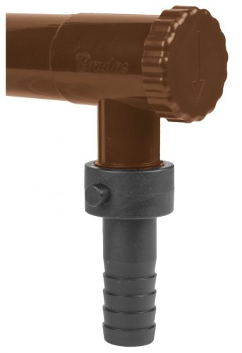 Szelepes esővízgyűjtő - 100mm / KM 1" - barna