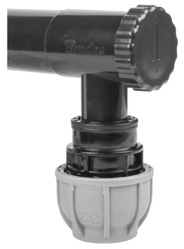 Szelepes esővízgyűjtő - 100mm / KM 1" - grafit