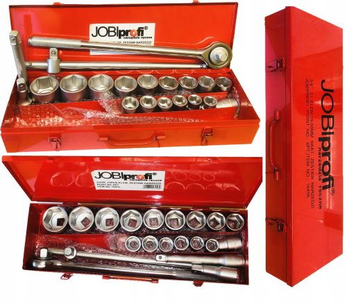 Dugókulcs klt. 3/4 colos, 21 db-os 22-50 mm JOBI