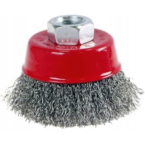 Drótkorong flexre M14 75mm acél 0,5mm ,kúpos JOBI